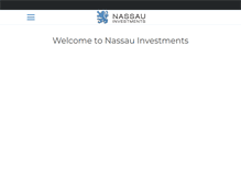 Tablet Screenshot of nassauinvest.com